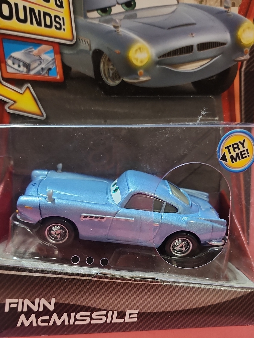 NIB Disney Pixar Cars Finn McMissile (DOES NOT LIGHT UP OR TALK READ DESCRIPTION - Picture 2 of 4